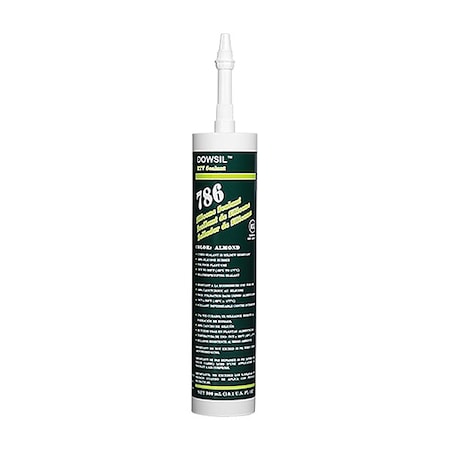 Plastic Adhesive, 10 oz, Cartridge, Gray, Silicone Base, Dowsil MPN:99179321