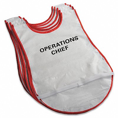 Safety Vest White HCIC Universal MPN:IC1120