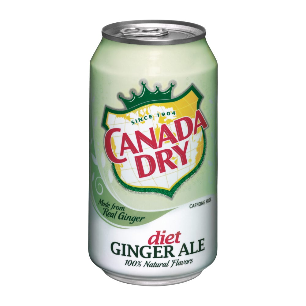 Canada Dry Zero Sugar Ginger Ale, 12 Oz., Case Of 24 MPN:20124