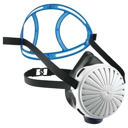 Half Mask Respirator, 2100, R95, P100, Filter Retainer Cover, Size, Universal 0 Cartridges Included MPN:R55881