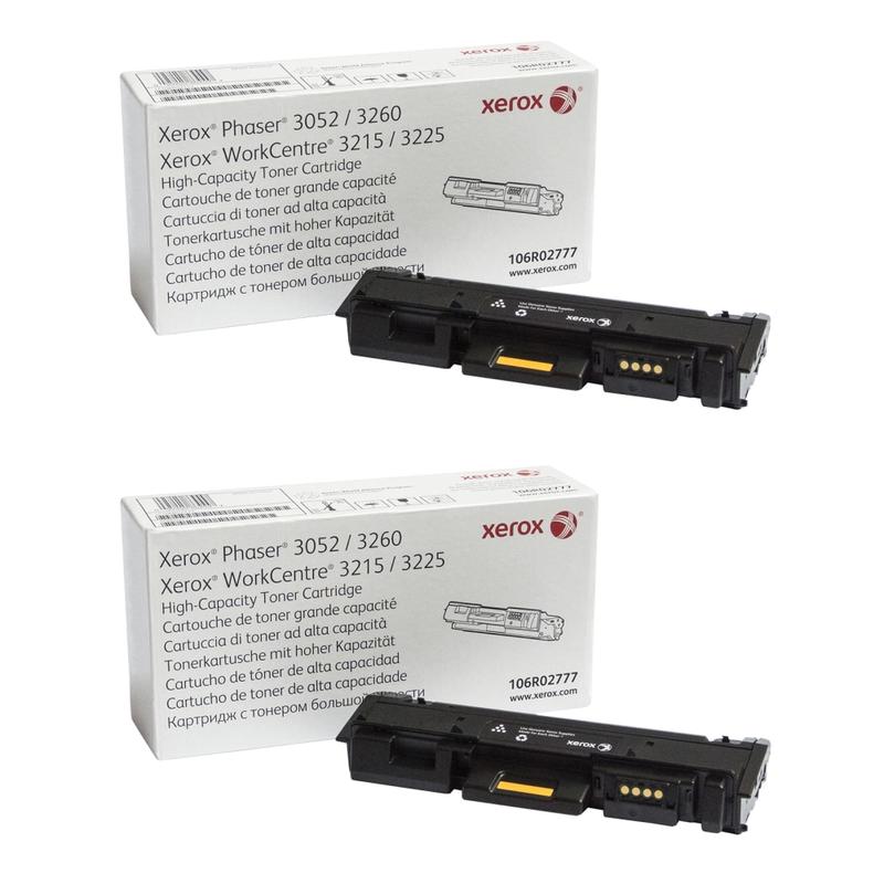 Xerox 106R02777 Black High Yield Toner Cartridges, Pack Of 2 MPN:106R027772PK-OD