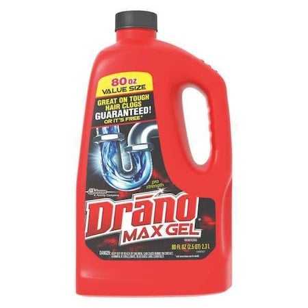 Cleaner Drano Max Gel 80OZ Bo MPN:694772