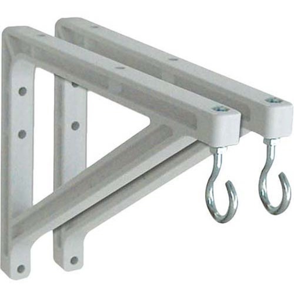 Draper Non-Adjustable Bracket - Mounting kit - for projection screen - white - wall-mountable MPN:227214