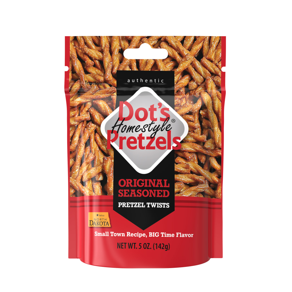 Dots Original Pretzels, 5 Oz, Case Of 10 Bags MPN:DDP00800CA