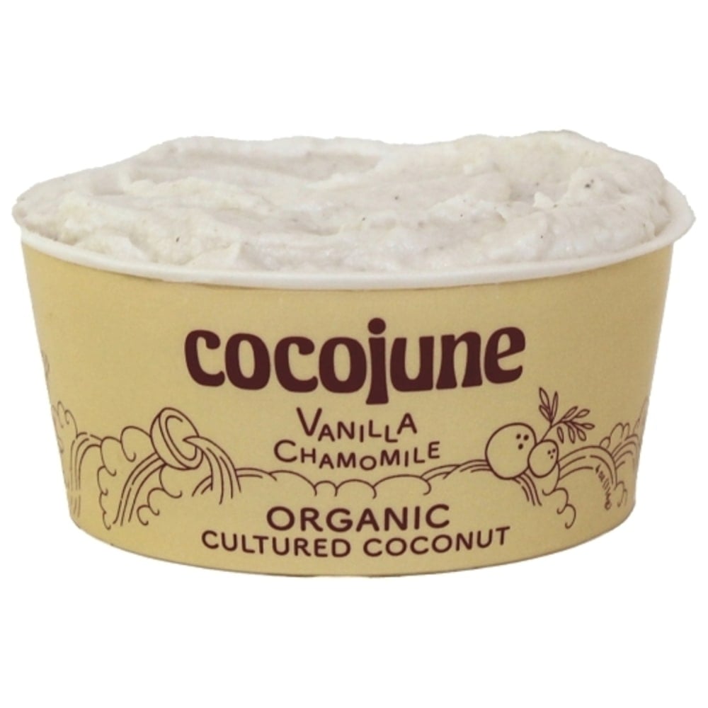 Cocojune Organic Vanilla & Chamomile Yogurt, 4 Oz, Total Qty 12 MPN:00852614006547