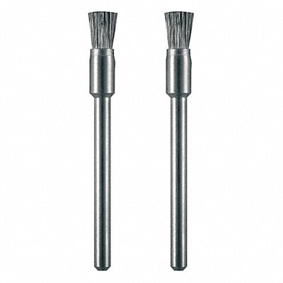 Rotary Tool Brush Straight 1/8 Dia PK2 MPN:443-02