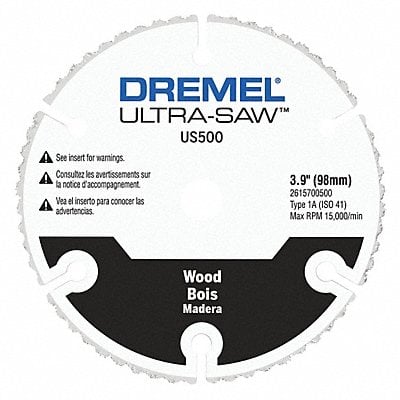 Cutting Wheel Carbide 4 in Dia MPN:US500-01