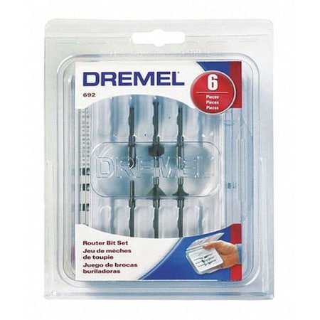 6 Piece Router Bit Set MPN:692