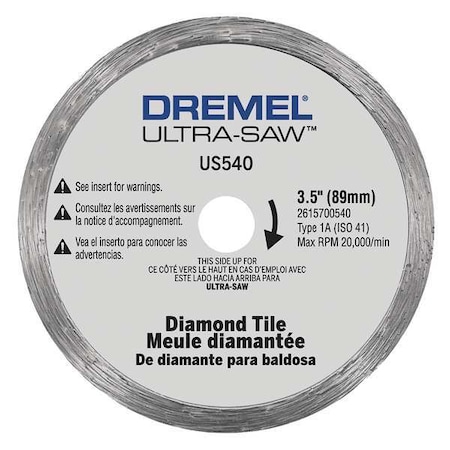 US540-01 Diamond Tile Wheel MPN:US540-01
