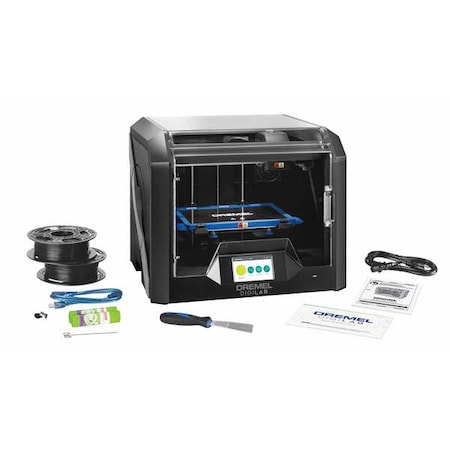 3D Printer, 120V, PC, Mac, Length: 15 1/2 in MPN:3D45-EDU