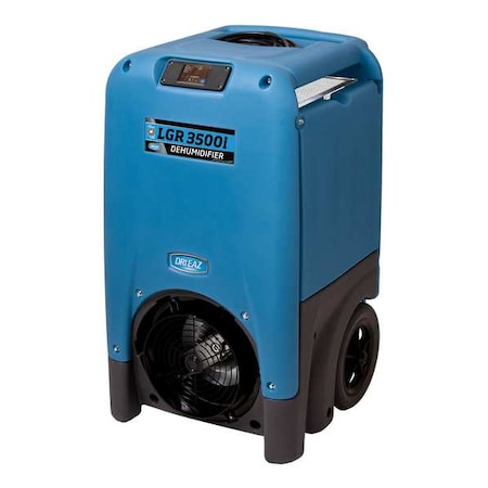 Portable Dehumidifier, Not Applicable, 24 in, Polyethylene Rotomolded, 115V AC MPN:LGR3500i