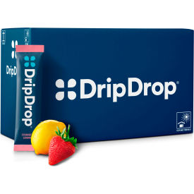 DripDrop® Electrolyte Hydration Powdered Drink Mix Strawberry Lemonade 0.74 oz. 100/Box 61433
