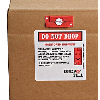 Damage Indicating Label Drop N Tell PK25 MPN:DRO-1525Y