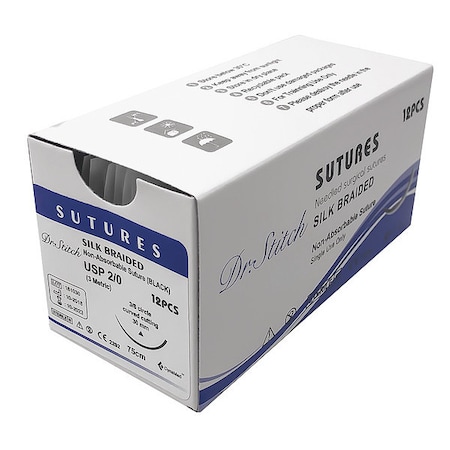 Training Sutures with Thread, Silk, 2/0 MPN:DS-0001