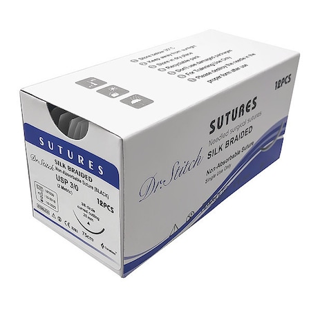 Training Sutures with Thread, Silk, 3/0 MPN:DS-0002
