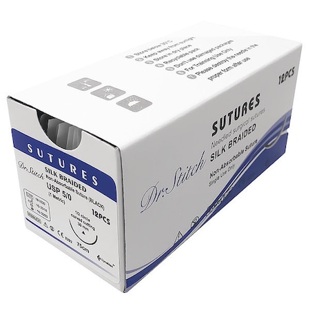 Training Sutures with Thread, Silk, 5/0 MPN:DS-0004