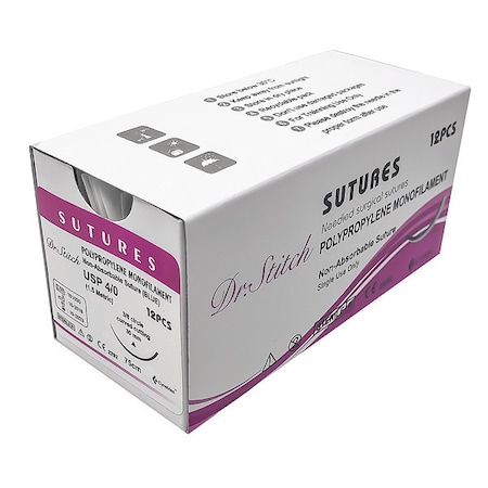 Training Sutures with Thread, Polyp, 4/0 MPN:DS-0011