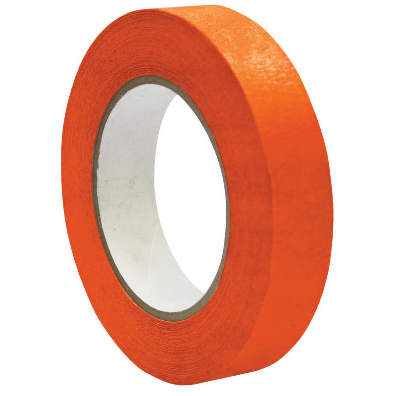 DSS Distributing Premium-Grade Masking Tape, 3in Core, 1in x 55 Yd., Orange, Pack Of 6 MPN:DSS46167-6