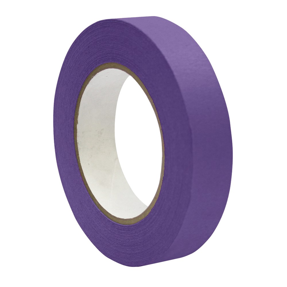 DSS Distributing Premium-Grade Masking Tape, 3in Core, 1in x 55 Yd., Purple, Pack Of 6 MPN:DSS4616P-6