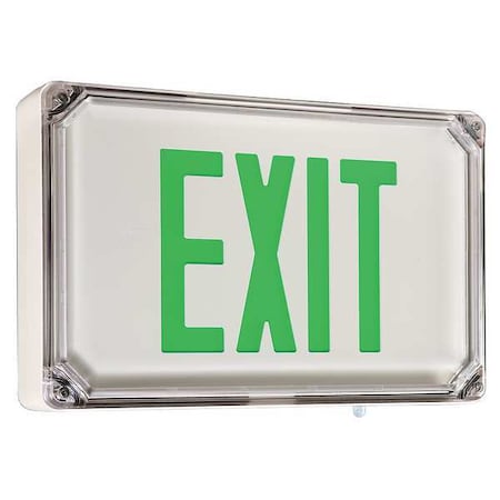 Exit Sign, 1 Face(s), LED, Universal Mount, Nickel Cadmium MPN:SEWLSGWE