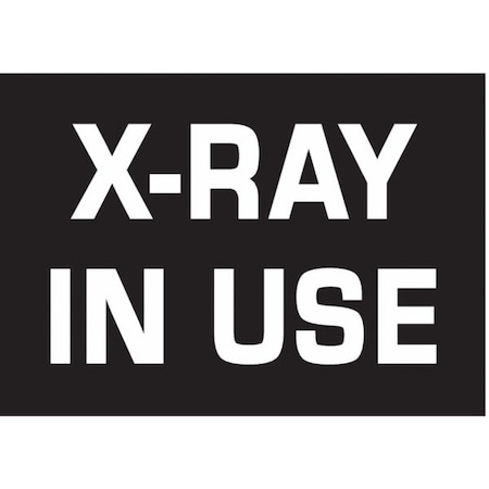 Sign Panel, Wall, Message X-RAY IN USE MPN:OBN-KIT DIFF SW4