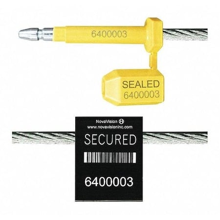Bolt/Cable Seal Combo, Serial No. MPN:MS-C5B9-76KY