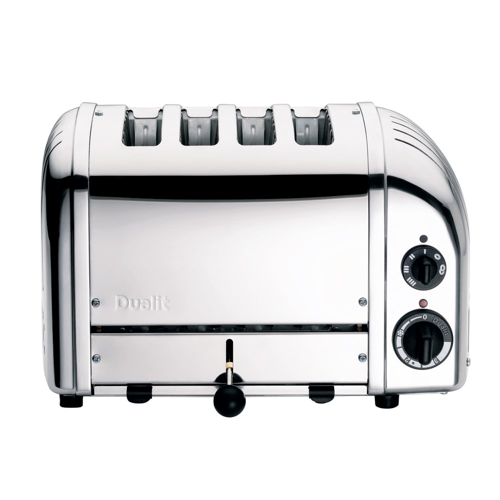 Dualit NewGen Extra-Wide Slot Toaster, 4-Slice, Polished Chrome MPN:40415