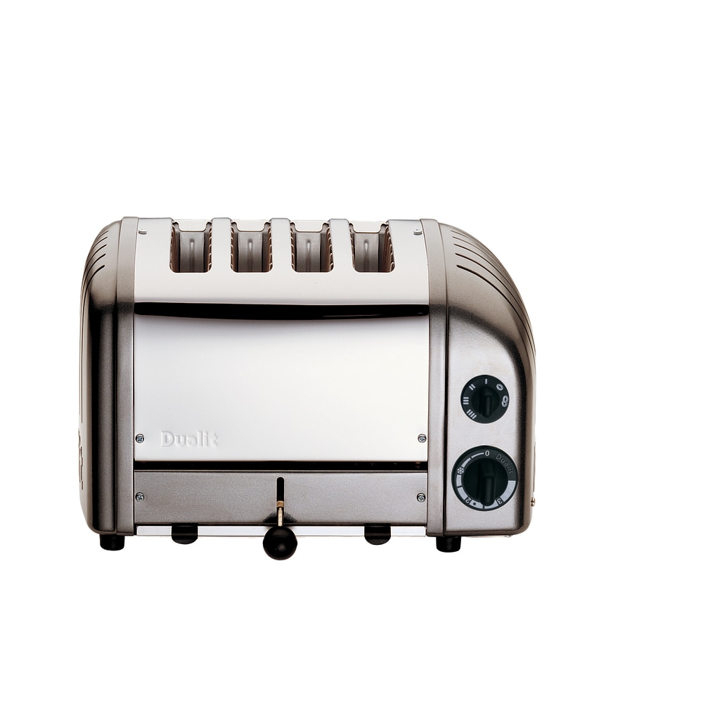 Dualit NewGen Extra-Wide Slot Toaster, 4-Slice, Metallic Charcoal MPN:40421