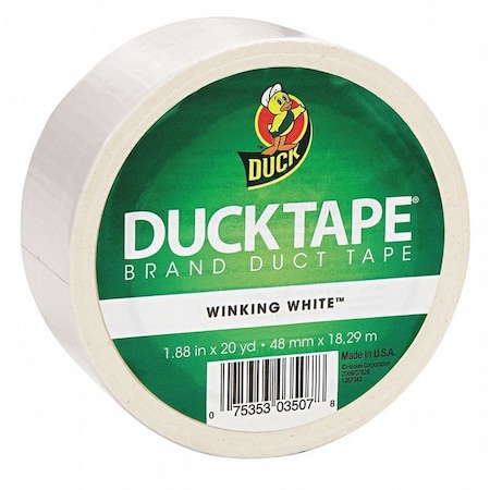 Duct Tape, 1.88 in.x20 yd., White MPN:392873