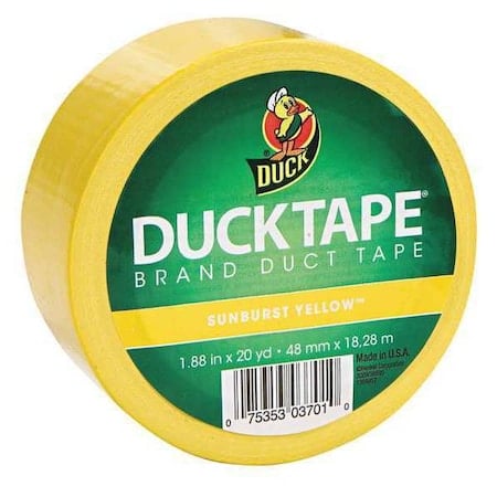 Duct Tape, 1.88 in.x20 yd., Yellow MPN:519615