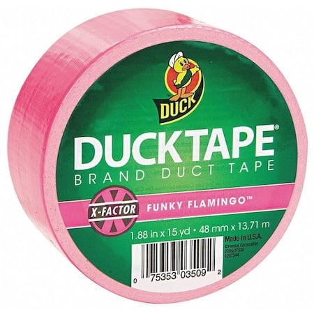 Duct Tape, 1.88 in.x15 yd., Neon Pink MPN:868088