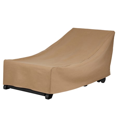 Essential Latte Patio Chaise Lounge Cover, 86