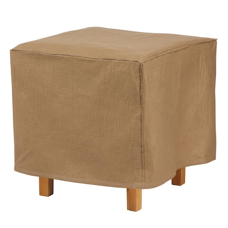 Essential Latte Patio Square Ottoman Cover, 32