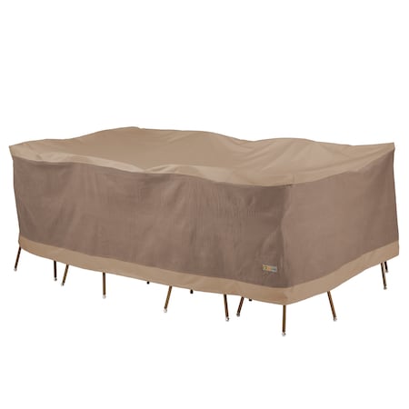 Elegant Swiss Coffee Patio Rectangle Table Set Cover, 96
