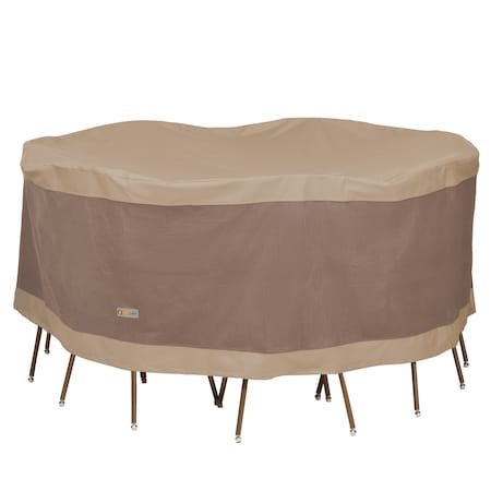 Elegant Swiss Coffee Patio Round Table Set Cover, 76