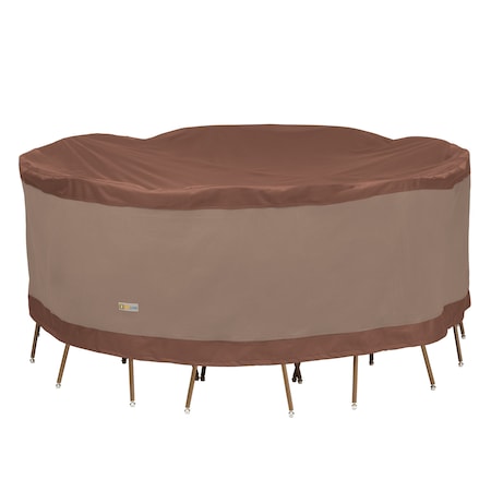 Ultimate Mocha Patio Round Table Set Cover, 108
