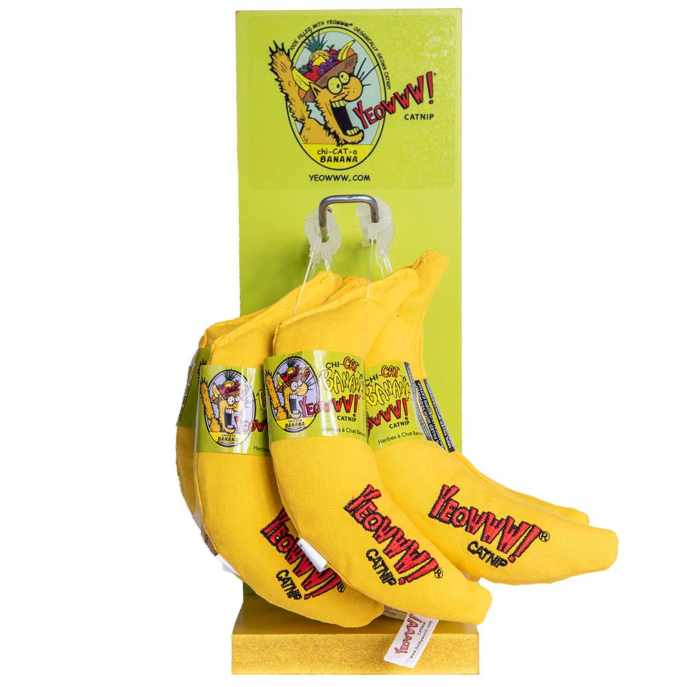 Yeowww! Ducky World Banana Stand, 7in, Yellow, Set Of 12 Toys MPN:DW00112