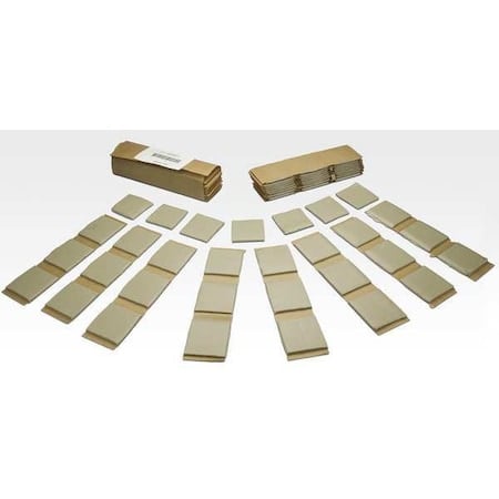Butyl Tape, 2 in Lg, 2 in Width, 3/16 in Thick, Butyl, White MPN:GR 440 2X2