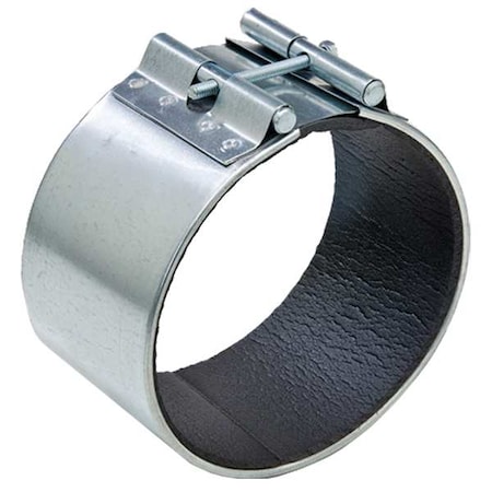 Round Connector Sleeve, 12 in Duct Dia, Metal, 24 ga GA, 12 in W, 3-1/2