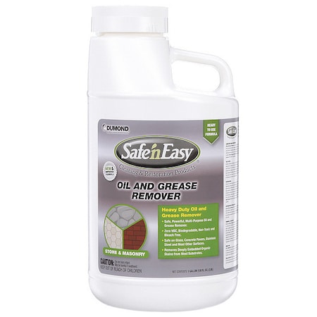 Oil And Grease Remover, 1 Gal Jug, Liquid, Clear MPN:0919