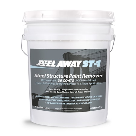 Peel Away Peel Away ST-1 Steel Structures Paint Remover, 5 Gallon MPN:1004