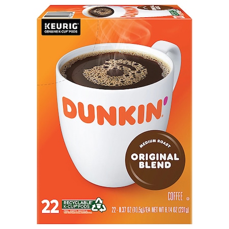 Coffee, Original, Pod, Caffeinated, Ground, 8.14 oz, 22 PK MPN:881334012675