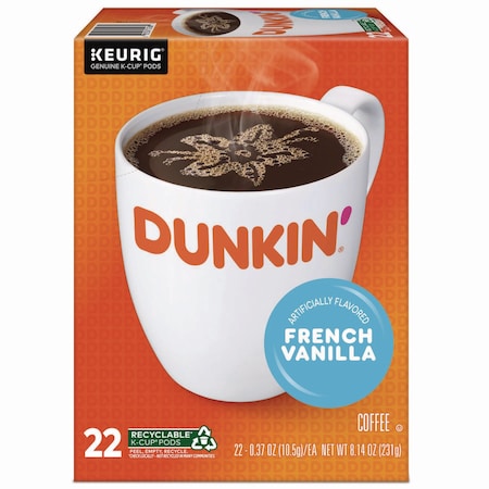 Coffee, French Vanilla, Pod, Caffeinated, Ground, 8.14 oz, 22 PK MPN:881334012682