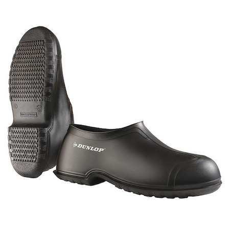 Overshoe, Ankle Shoe, Cleated Sole, PVC, Black, 2XL, PR MPN:8601000