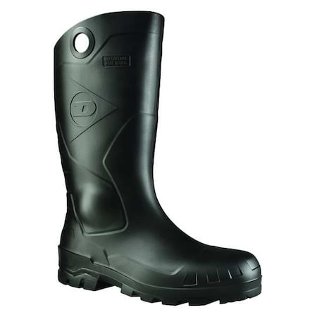 Chesapeake Plain-Toe PVC Work Boots, Waterproof, Defined Heel, Oil Resistant Sole, Black, Size 9 MPN:8677533