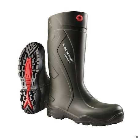 Purofort+ Rubber Boots, Waterproof, Thermal Insulation, Lightweight, Dark Green, Size 4, Width D MPN:D760933.37
