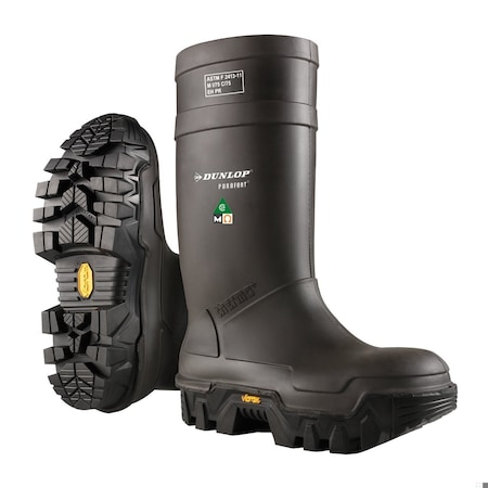 Rubber Boot, 8D, Knee, Black, PR MPN:E902033.08