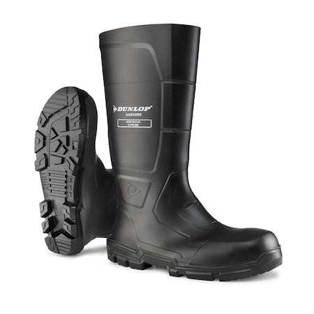 Rubber Boot, 8D, Knee, Black, PR MPN:NA2HD02.US.08