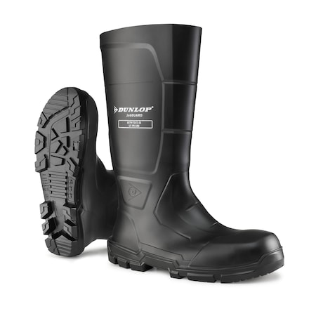 Rubber Boot, 10D, Knee, Black, PR MPN:NA2HD02.US.10