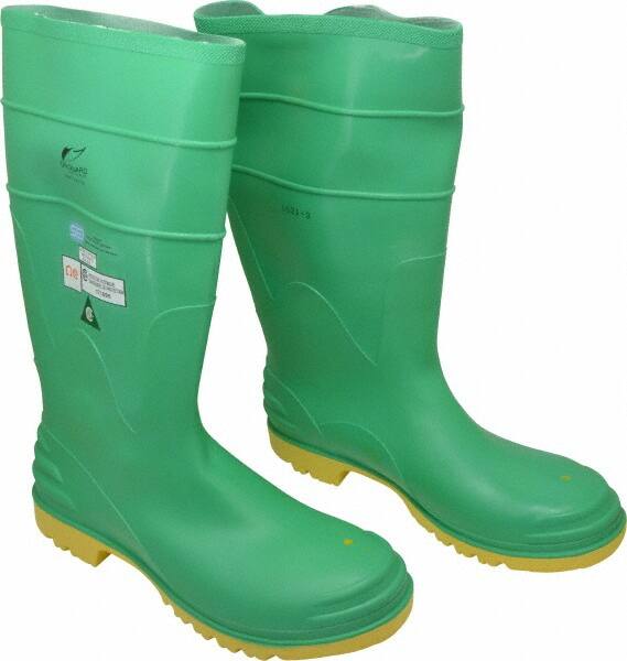 Work Shoe: Size 15, PVC, Steel Toe, Gumboot MPN:87012.15